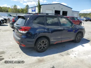 2021 Subaru Forester Sport with VIN JF2SKARC8MH492937, listed as a Copart auction lot 50206965 with 32,466 mi miles and Salvage Title. Bid and sale history available at carsss.com. Image 3.
