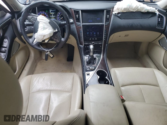 2017 Infiniti Q50 Premium z VIN JN1EV7AP9HM734932, wystawiony jako Copart lot #54390715 z przebiegiem 108 336 mil mil oraz Szkoda całkowita • Salvage title. Historia ofert i sprzedaży dostępna na DreamBid. Obrazek 8.