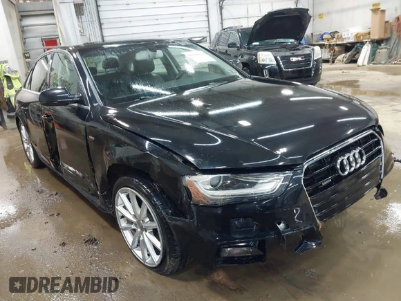 2016 Audi A4 Premium Plus with VIN WAUFFAFL4GN011223, listed as a IAAI auction lot 41996520 with 95,367 mi miles. Bid and sale history available at carsss.com. Image 1.