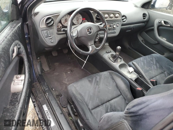 2003 Acura RSX with VIN JH4DC53823C002857, listed as a Copart auction lot 81248994 with 183,436 mi miles and Salvage Title. Bid and sale history available at carsss.com. Image 8.