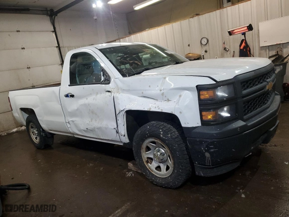 2015 Chevrolet Silverado 1500 Work Truck with VIN 1GCNCPEH2FZ188433, listed as a Copart auction lot 81005394 with 165,433 mi miles and Clean Title. Bid and sale history available at carsss.com. Image 4.