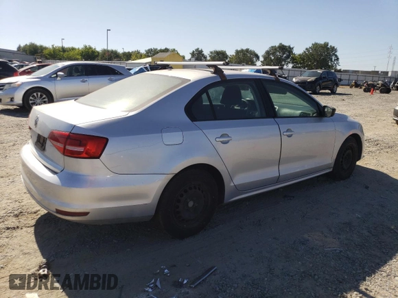 2015 Volkswagen Jetta S with VIN 3VW2K7AJ1FM249834, listed as a Copart auction lot 61778645 with 183,171 mi miles and Clean title. Bid and sale history available at DreamBid. Image 3.