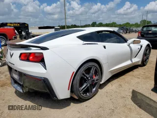 2017 Chevrolet Corvette 1LT with VIN 1G1YB2D74H5124019, listed as a Copart auction lot 61194775 with Not provided miles and Clean title. Bid and sale history available at DreamBid. Image 3.