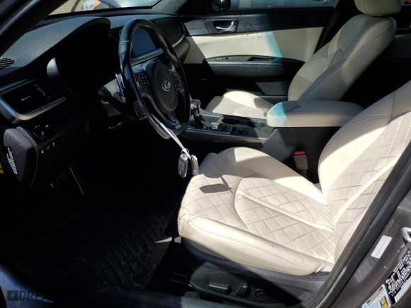 2016 Kia Optima SXL Turbo with VIN 5XXGV4L25GG015803, listed as a Copart auction lot 52514325 with 113,667 mi miles and Salvage Title. Bid and sale history available at carsss.com. Image 7.