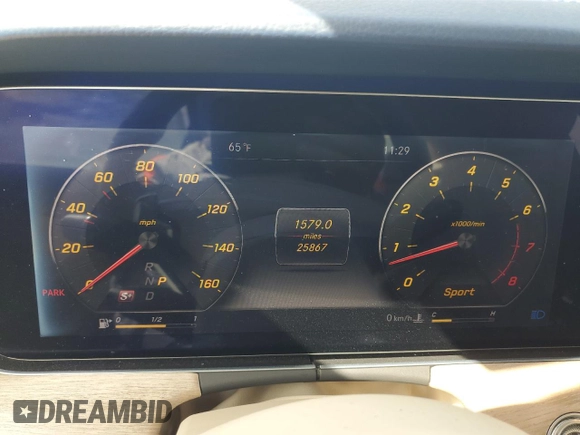2018 Mercedes-Benz E-Class E 400 with VIN WDD1J6FB5JF027681, listed as a Copart auction lot 52737645 with 25,867 mi miles and Salvage Title. Bid and sale history available at carsss.com. Image 9.