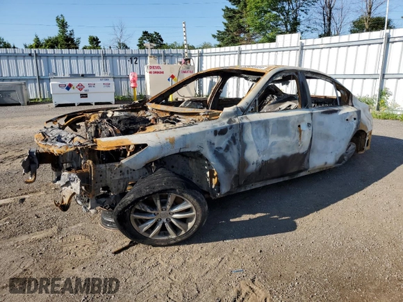 2015 Infiniti Q50 Premium z VIN JN1BV7AR1FM400220, wystawiony jako Copart lot #72253444 z przebiegiem Nie podano mil oraz Nie do naprawy. Historia ofert i sprzedaży dostępna na DreamBid. Obrazek 1.