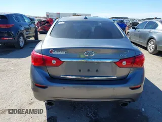 2015 Infiniti Q50 Premium with VIN JN1BV7AP3FM343677, listed as a IAAI auction lot 41811842 with 110,486 mi miles. Bid and sale history available at carsss.com. Image 17.