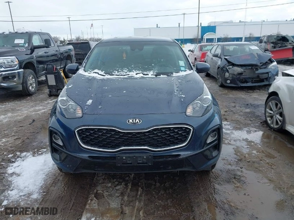 2020 Kia Sportage LX with VIN KNDPMCAC0L7662945, listed as a IAAI auction lot 41463752 with 75,772 mi miles. Bid and sale history available at carsss.com. Image 12.