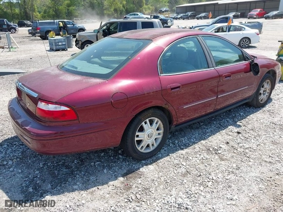 2005 Mercury Sable LS with VIN 1MEHM55SX5A635497, listed as a IAAI auction lot 42081955 with 1 mi miles. Bid and sale history available at carsss.com. Image 4.