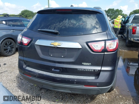 2015 Chevrolet Traverse LT with VIN 1GNKRGKD7FJ127555, listed as a IAAI auction lot 42676564 with 127,962 mi miles and . Bid and sale history available at DreamBid. Image 16.