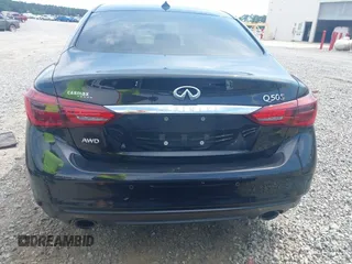 2018 Infiniti Q50 Red Sport 400 with VIN JN1FV7AR2JM481061, listed as a IAAI auction lot 42362510 with 70,028 mi miles and . Bid and sale history available at DreamBid. Image 16.