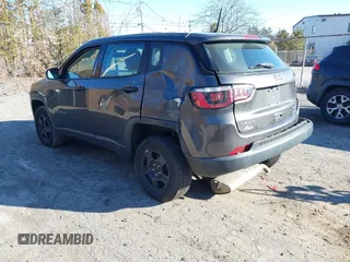 2018 Jeep Compass Sport with VIN 3C4NJDAB5JT480194, listed as a IAAI auction lot 41335645 with 93,640 mi miles and . Bid and sale history available at DreamBid. Image 3.