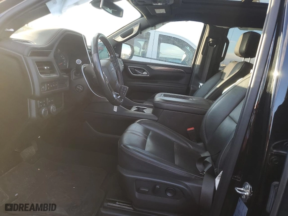 2021 Chevrolet Tahoe RST with VIN 1GNSKRKT3MR282237, listed as a Copart auction lot 81252844 with 56,208 mi miles and Salvage Title. Bid and sale history available at carsss.com. Image 7.