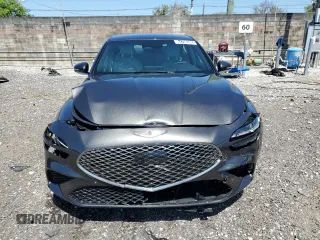 2025 Genesis G70 2.5T with VIN KMTG34SC8SU155736, listed as a Copart auction lot 54700385 with 4,991 mi miles and Clean Title. Bid and sale history available at DreamBid. Image 5.