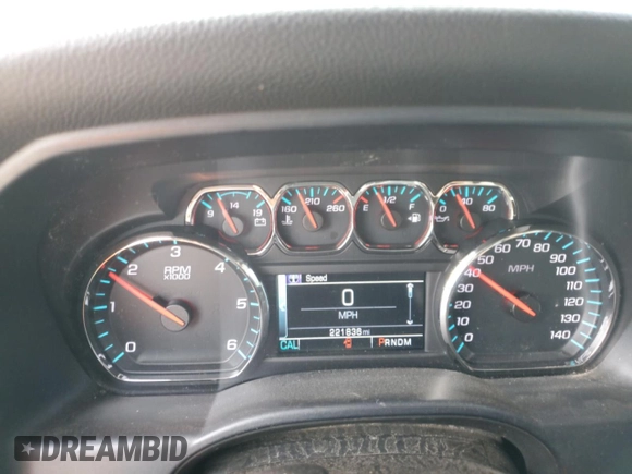 2016 Chevrolet Silverado 1500 LT with VIN 3GCUKREC5GG164823, listed as a Copart auction lot 52928575 with 221,836 mi miles and Clean Title. Bid and sale history available at DreamBid. Image 9.