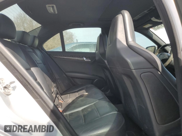 2009 Mercedes-Benz C 63 AMG with VIN WDDGF77X29F346320, listed as a Copart auction lot 49791625 with 143,218 mi miles and Salvage Title. Bid and sale history available at DreamBid. Image 10.