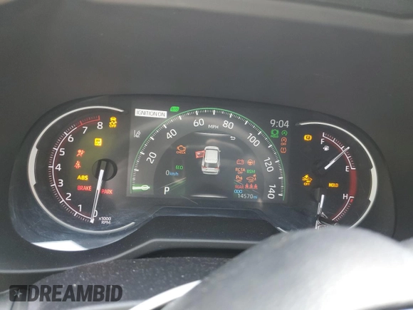 2024 Toyota RAV4 XLE Premium z VIN 2T3A1RFV5RW478819, wystawiony jako Copart lot #56818695 z przebiegiem 14 570 mil mil oraz Szkoda całkowita • Salvage title. Historia ofert i sprzedaży dostępna na DreamBid. Obrazek 9.