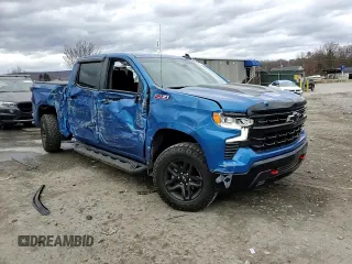 2022 Chevrolet Silverado 1500 LT Trail Boss with VIN 3GCUDFED7NG619475, listed as a Copart auction lot 78949174 with 14,068 mi miles and Salvage Title. Bid and sale history available at DreamBid. Image 10.