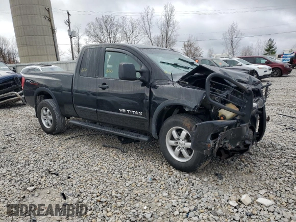 2011 Nissan Titan PRO-4X with VIN 1N6AA0CC7BN302024, listed as a Copart auction lot 80834444 with Not Provided miles and Clean Title. Bid and sale history available at carsss.com. Image 4.