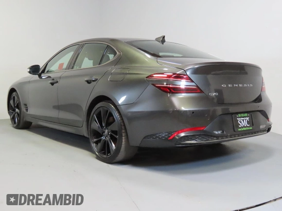 2023 Genesis G70 2.0T with VIN KMTG34TA4PU135150, listed as a Copart auction lot 52994415 with 19,794 mi miles and Salvage title. Bid and sale history available at DreamBid. Image 4.