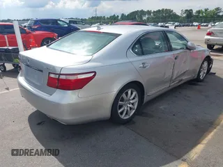 2007 Lexus LS 460 L with VIN JTHGL46F375017296, listed as a IAAI auction lot 42494641 with 158,936 mi miles and . Bid and sale history available at DreamBid. Image 4.