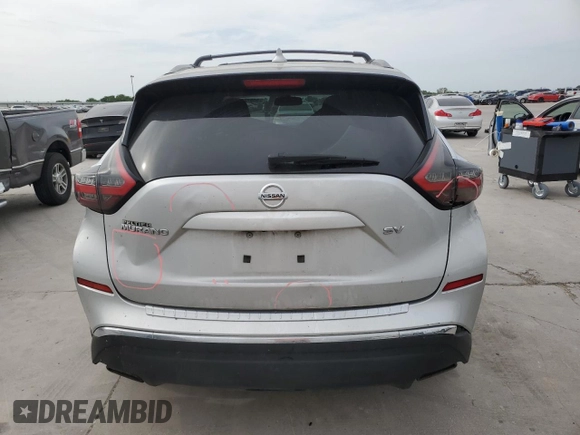 2019 Nissan Murano SV z VIN 5N1AZ2MJ8KN141473, wystawiony jako Copart lot #53572465 z przebiegiem 206 254 mil mil oraz Szkoda całkowita • Salvage title. Historia ofert i sprzedaży dostępna na DreamBid. Obrazek 6.