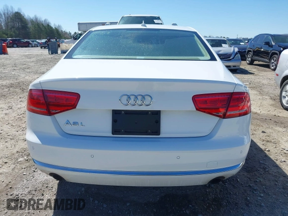 2013 Audi A8 L 3.0L with VIN WAURGAFD8DN033742, listed as a IAAI auction lot 41775363 with 101,610 mi miles. Bid and sale history available at carsss.com. Image 16.