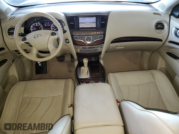 2014 Infiniti QX60 with VIN 5N1AL0MM6EC507768, listed as a Copart auction lot 64648255 with 131,395 mi miles and Salvage title. Bid and sale history available at DreamBid. Image 8.