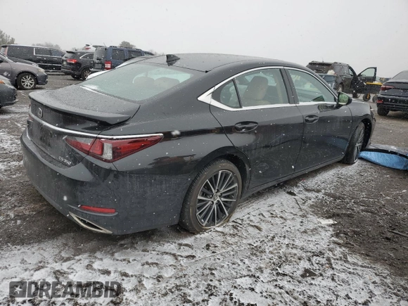 2023 Lexus ES 350 with VIN 58ADZ1B14PU159632, listed as a Copart auction lot 46069725 with Not Provided miles and Salvage Title. Bid and sale history available at DreamBid. Image 3.