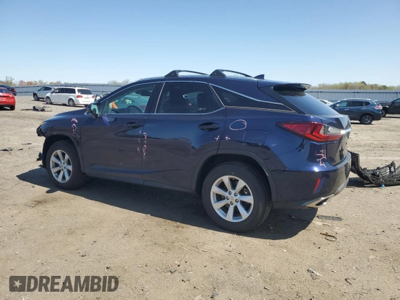 2017 Lexus RX with VIN 2T2BZMCA8HC114237, listed as a Copart auction lot 51142415 with 52,663 mi miles and Salvage Title. Bid and sale history available at carsss.com. Image 2.