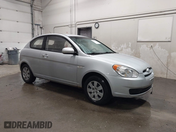 2010 Hyundai Accent GS with VIN KMHCM3AC4AU149383, listed as a IAAI auction lot 42383644 with 101,585 mi miles and . Bid and sale history available at DreamBid. Image 1.