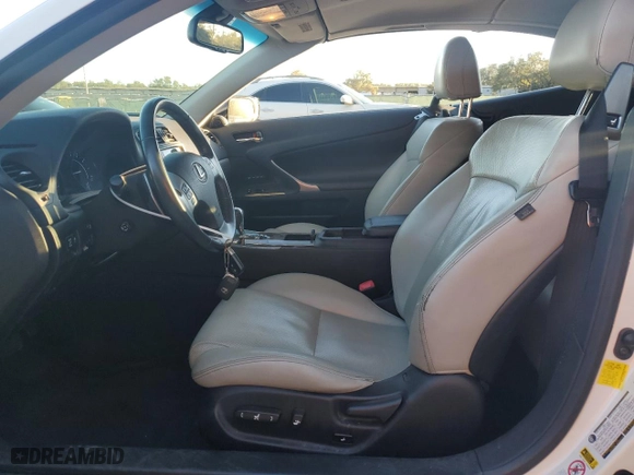 2013 Lexus IS 250C with VIN JTHFF2C26D2527499, listed as a Copart auction lot 81529634 with 70695 miles and Salvage Title. Bid and sale history available at carsss.com. Image 7.