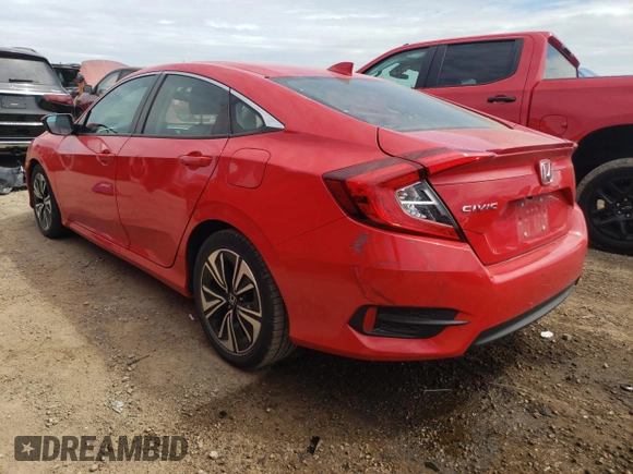 2017 Honda Civic EX-L с VIN 2HGFC1F72HH660030, выставлен на аукционе Copart как лот 58150345 с пробегом 47 311 миль миль и Списание • Salvage title. История ставок и продаж доступна на DreamBid. Изображение 2.