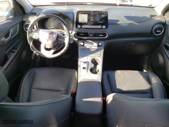 2021 Hyundai Kona Electric Ultimate with VIN KM8K53AG6MU110326, listed as a Copart auction lot 83372114 with 38,522 mi miles and Salvage Title. Bid and sale history available at carsss.com. Image 8.