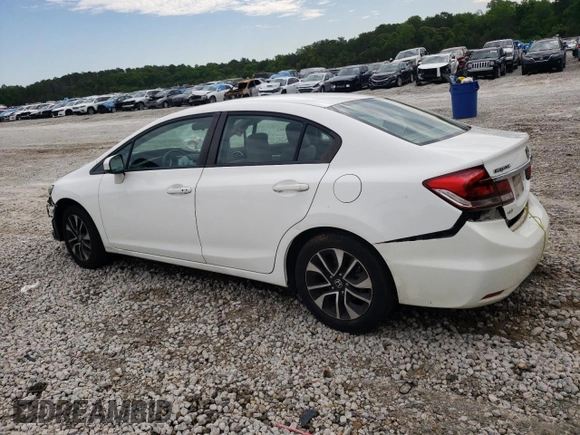 2015 Honda Civic EX z VIN 19XFB2F80FE104064, wystawiony jako Copart lot #55787925 z przebiegiem 46 166 mil mil oraz Szkoda całkowita • Salvage title. Historia ofert i sprzedaży dostępna na DreamBid. Obrazek 2.