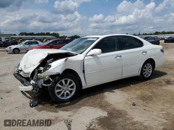 2002 Lexus ES 300 с VIN JTHBF30G225030403, выставлен на аукционе Copart как лот 54374635 с пробегом 158 086 миль миль и Списание • Salvage title. История ставок и продаж доступна на DreamBid. Изображение 1.