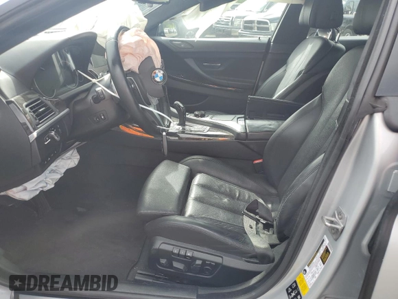 2016 BMW 6 Series 650i xDrive with VIN WBA6D6C51GG387911, listed as a Copart auction lot 72292984 with 0 mi miles and Salvage Title. Bid and sale history available at carsss.com. Image 7.