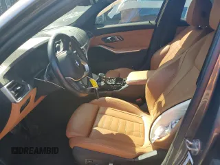 2019 BMW 3 Series 330i with VIN WBA5R1C53KFH14472, listed as a Copart auction lot 42434245 with Not Provided miles and Salvage Title. Bid and sale history available at DreamBid. Image 7.