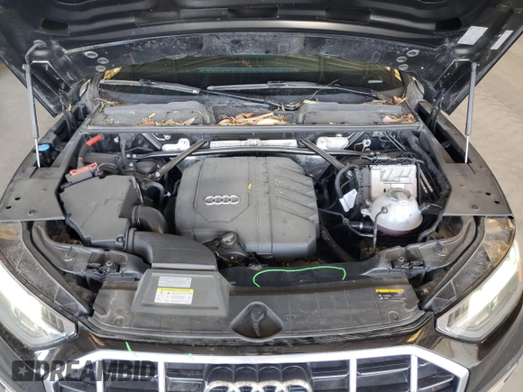 2021 Audi Q5 Premium Plus with VIN WA1BAAFY6M2071930, listed as a Copart auction lot 62777725 with 59,879 mi miles and Salvage title. Bid and sale history available at DreamBid. Image 12.