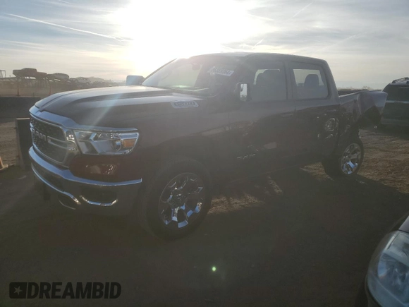 2022 Ram 1500 Big Horn with VIN 1C6RRFFG4NN412279, listed as a Copart auction lot 86359364 with 15,539 mi miles and Salvage Title. Bid and sale history available at carsss.com. Image 1.