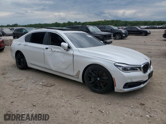2016 BMW 7 Series 750i xDrive with VIN WBA7F2C56GG418433, listed as a Copart auction lot 56247895 with Not Provided miles and Clean Title. Bid and sale history available at DreamBid. Image 4.
