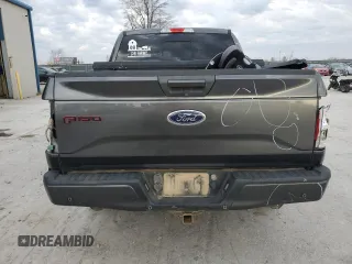 2017 Ford F-150 XL with VIN 1FTEW1EP4HFB03334, listed as a Copart auction lot 80623344 with 123,193 mi miles and Salvage Title. Bid and sale history available at carsss.com. Image 6.