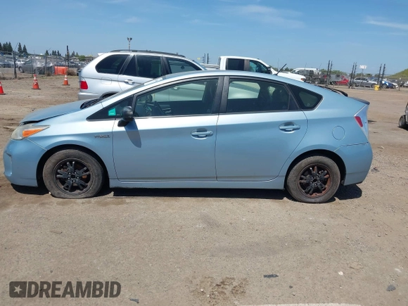 2013 Toyota Prius One with VIN JTDKN3DU6D5629201, listed as a IAAI auction lot 42108606 with 473,790 mi miles. Bid and sale history available at carsss.com. Image 14.