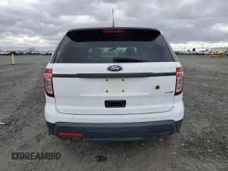 2015 Ford Utility Police Interceptor with VIN 1FM5K8AR9FGB25943, listed as a Copart auction lot 78365124 with 153,322 mi miles and Salvage Title. Bid and sale history available at carsss.com. Image 6.