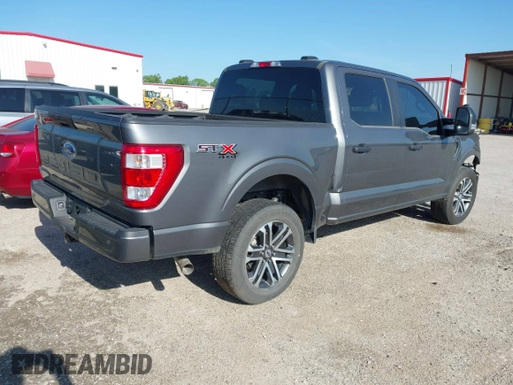 2023 Ford F-150 XL with VIN 1FTFW1E51PKF71272, listed as a IAAI auction lot 42001314 with 5,314 mi miles. Bid and sale history available at carsss.com. Image 4.