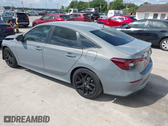 2025 Honda Civic Sport with VIN 2HGFE2F57SH571849, listed as a IAAI auction lot 41902538 with 869 mi miles and . Bid and sale history available at DreamBid. Image 3.