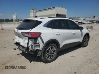 2021 Ford Escape SEL with VIN 1FMCU9H65MUA52314, listed as a Copart auction lot 56951735 with 71,918 mi miles and Salvage title. Bid and sale history available at DreamBid. Image 3.