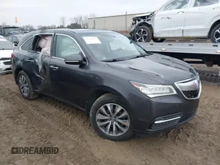 2014 Acura MDX Tech Pkg with VIN 5FRYD4H43EB504717, listed as a IAAI auction lot 41126914 with 1 mi miles. Bid and sale history available at carsss.com. Image 1.