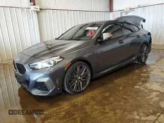 2021 BMW 2 Series M235i xDrive with VIN WBA13AL01M7G56055, listed as a Copart auction lot 61749965 with 35,272 mi miles and Salvage title. Bid and sale history available at DreamBid. Image 1.