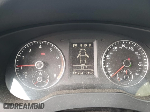 2013 Volkswagen Jetta GLI Autobahn with VIN 3VW467AJ5DM248048, listed as a Copart auction lot 54397575 with 141,264 mi miles and Salvage Title. Bid and sale history available at DreamBid. Image 9.